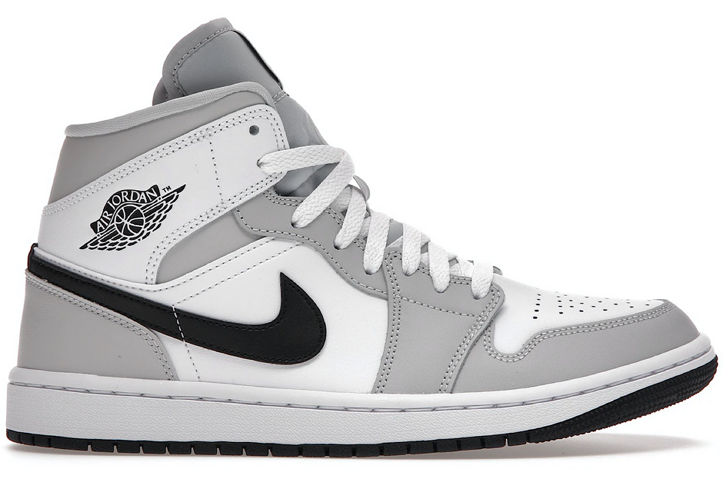 Jordan 1 Mid Light Smoke Grey 