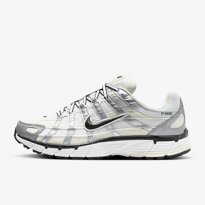 Nike P-6000 Coconut Milk White Metallic Silver 