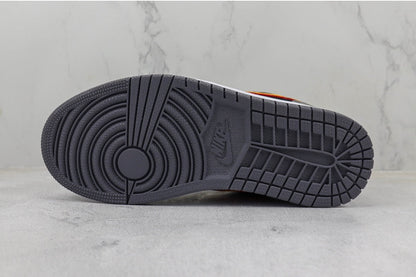 Jordan 1 Low Graphite Vivid Orange 