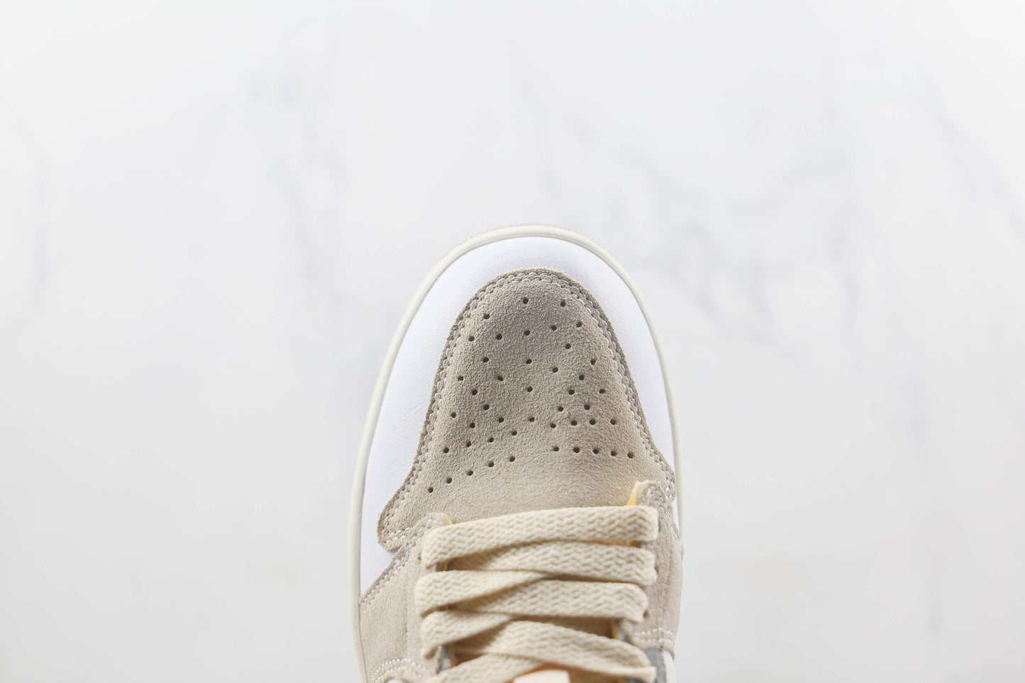 Jordan 1 Mid Craft Inside Out White Gray 