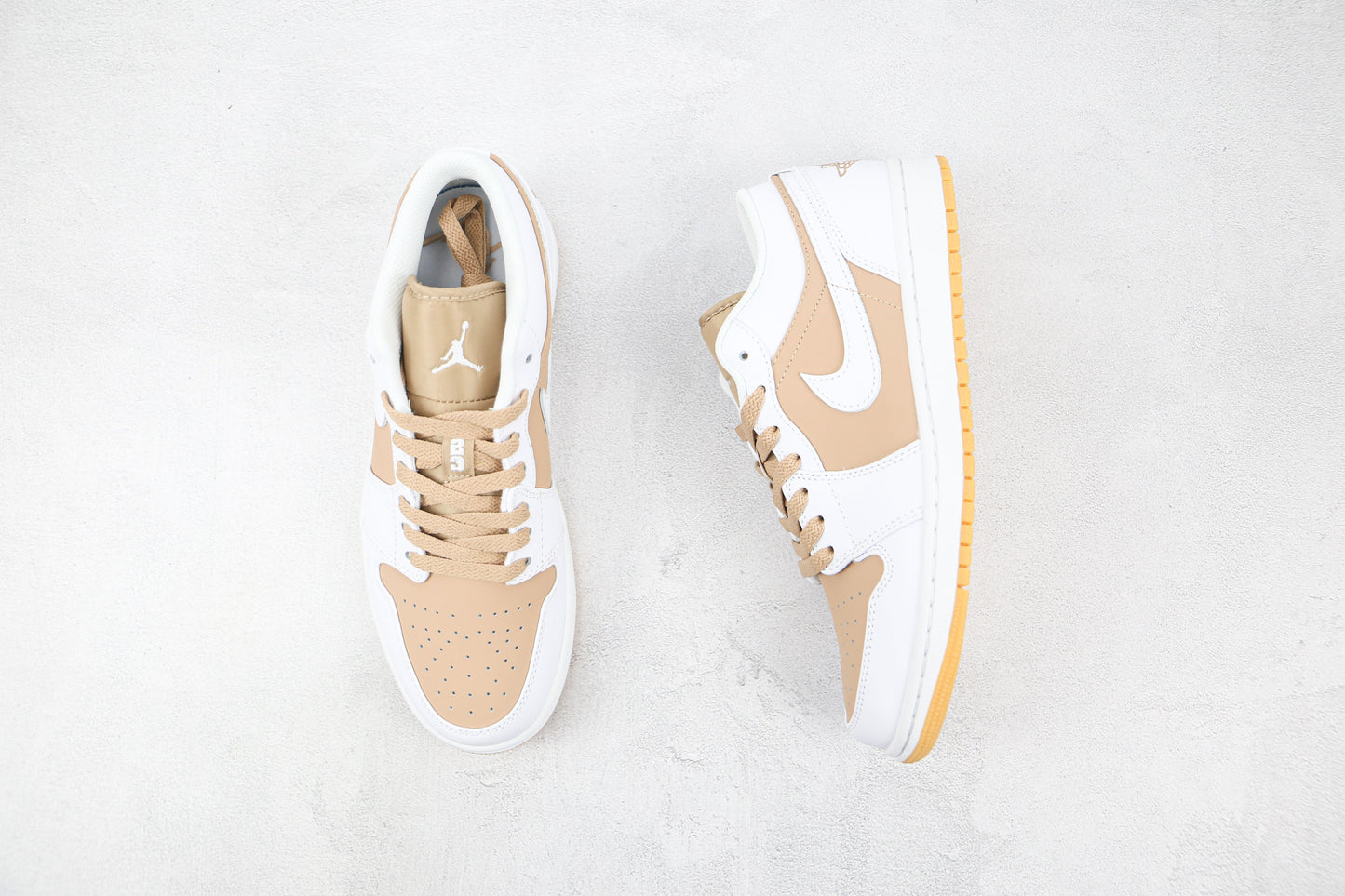 Jordan 1 Low Hemp White 