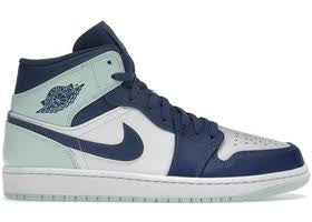 Jordan 1 Mid Mystic Navy Mint Foam 
