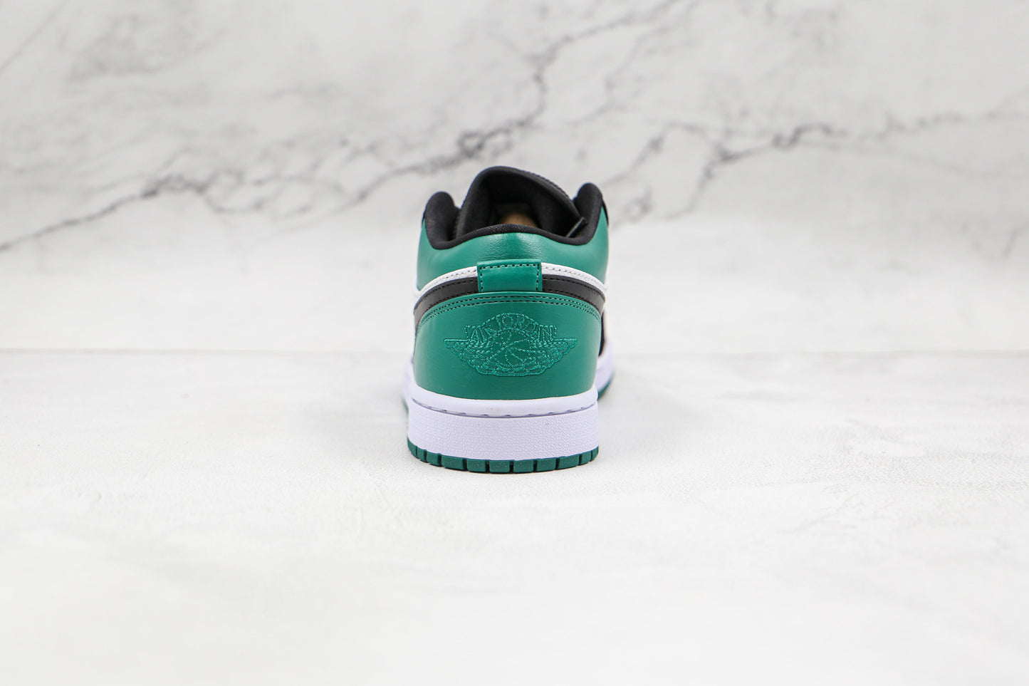 Jordan 1 Low White Black Mystic Green 