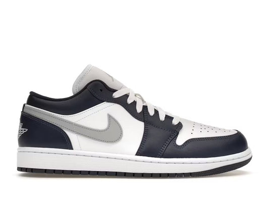 Jordan 1 Low Wolf Gray Midnight Navy 