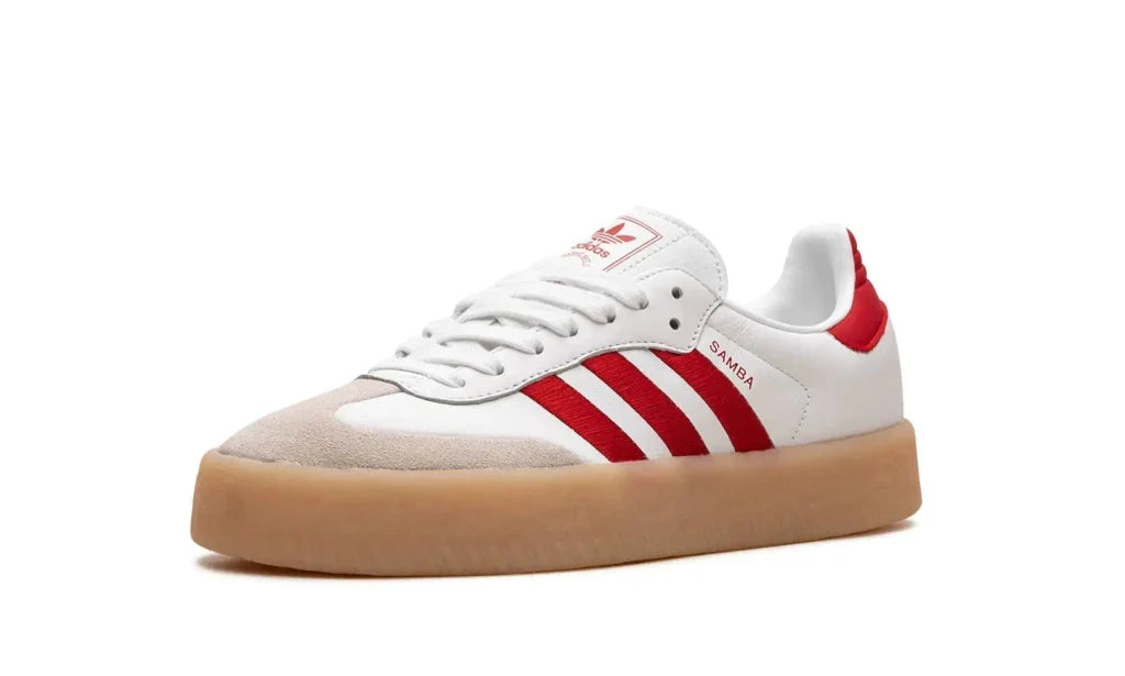 Adidas Sambae White Better Scarlet Gum 
