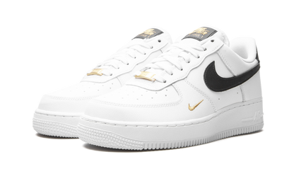 Nike Air Force 1 Essential White Black Gold 