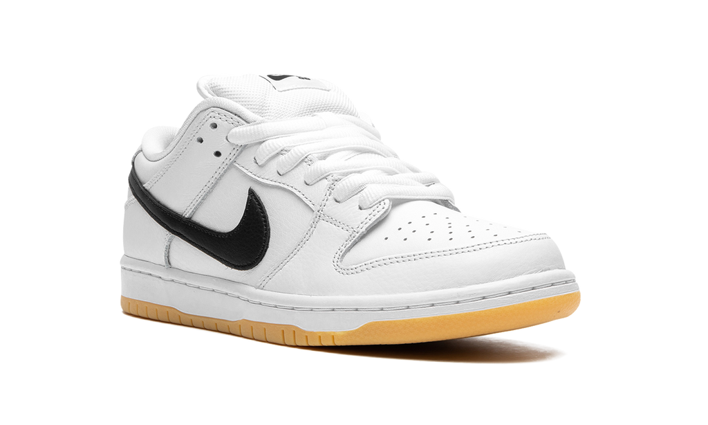 Nike SB Dunk Low Orange White Label Black 