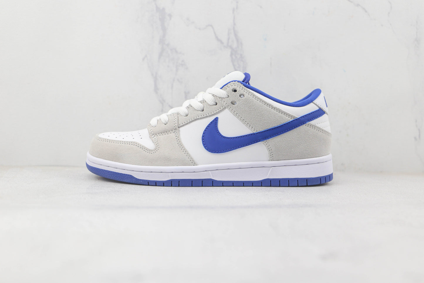 Nike Dunk Low Pro SB Matte Silver Varsity Royal 