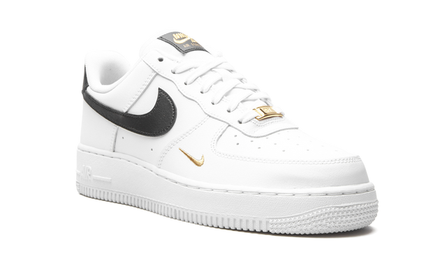 Nike Air Force 1 Essential White Black Gold 