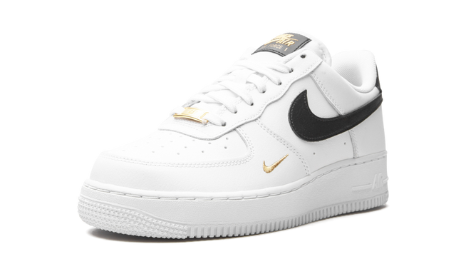 Nike Air Force 1 Essential White Black Gold 