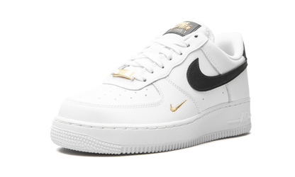 Nike Air Force 1 Essential White Black Gold 