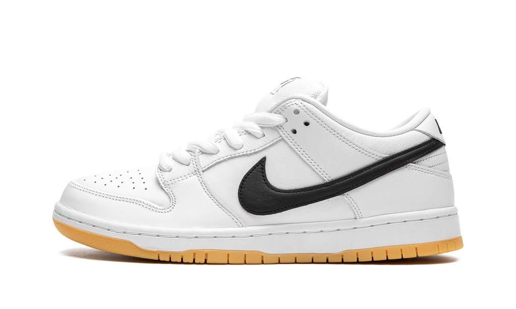 Nike SB Dunk Low Orange White Label Black 