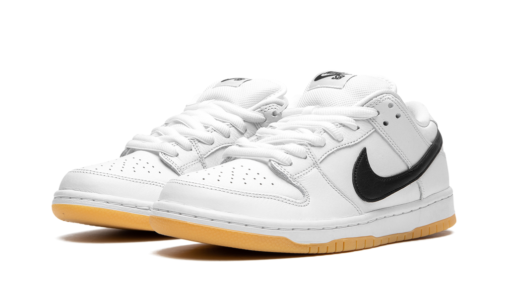 Nike SB Dunk Low Orange White Label Black 