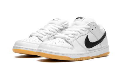 Nike SB Dunk Low Orange White Label Black 