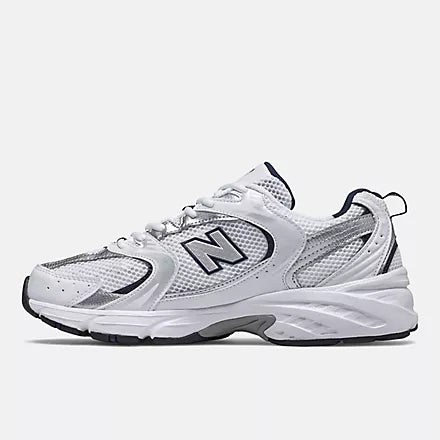 New Balance 530 White Silver Navy 